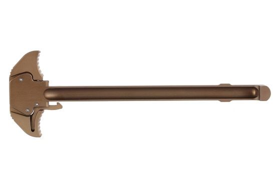 The Geissele Airborne charging handle is machined from 7075 aluminum